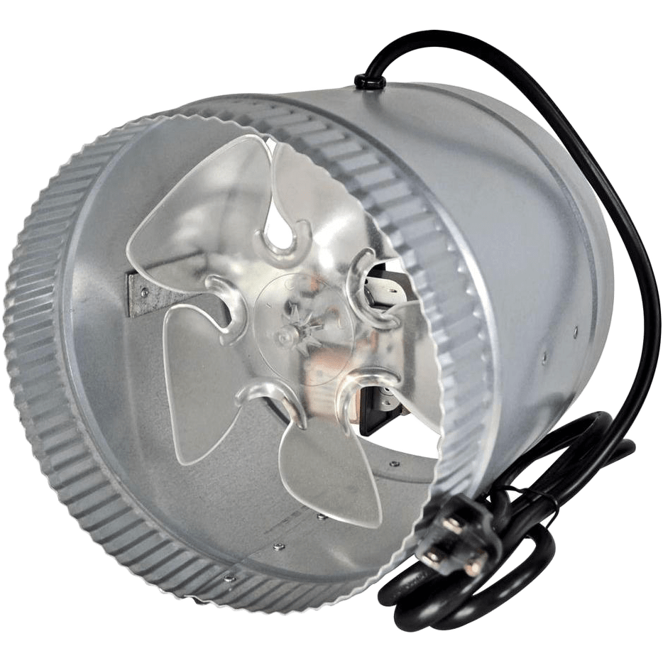 Suncourt Inductor Corded In-Line Duct Fan - 8" Diameter