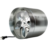 Suncourt Inductor Corded In-Line Duct Fans - 10-In