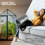 Suncourt Inductor Corded In-Line Duct Fans - Infographic 5