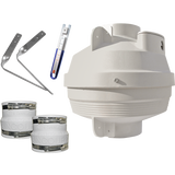 Suncourt Radon Fan Mitigation Kit - 4" Diameter Couplers
