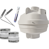 Suncourt Radon Fan Mitigation Kit - 4" to 3" Diameter Couplers
