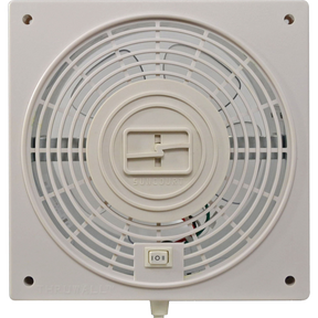 Suncourt ThruWall 2-Speed Room to Room Fan w/ Airflow Adapators - Front