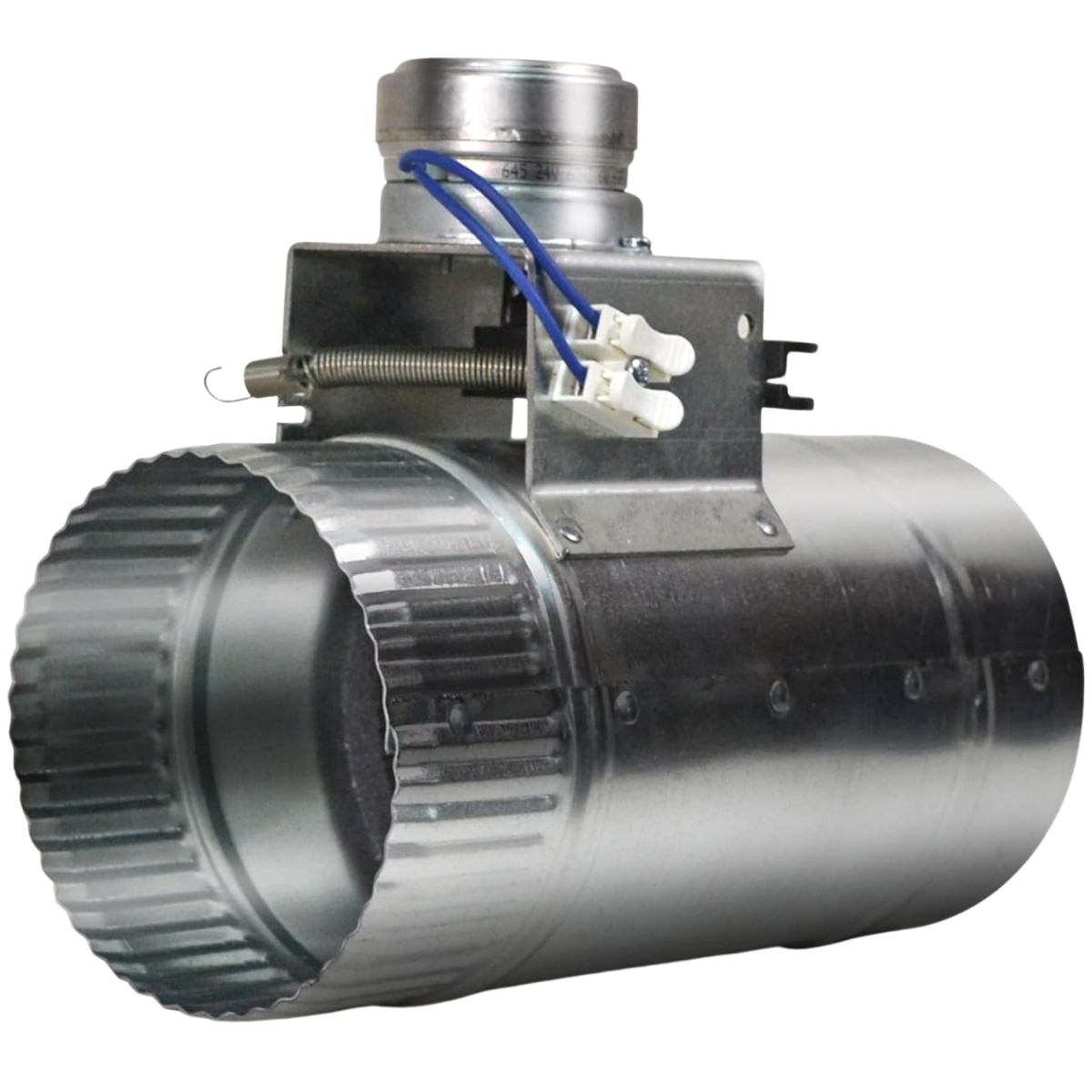 Suncourt ZoneMaster 24V No Transformer Motorized Damper 4-In - Main