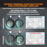 Suncourt ZoneMaster Adjustable Motorized Dampers - Infographic 2