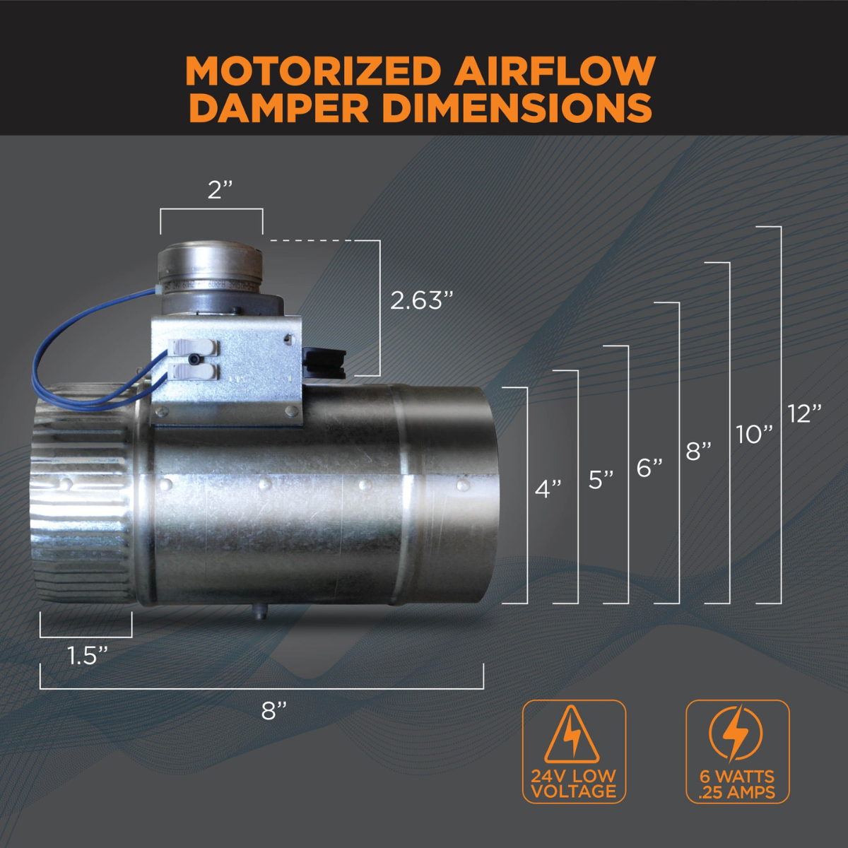 Suncourt ZoneMaster Adjustable Motorized Dampers - Infographic 8