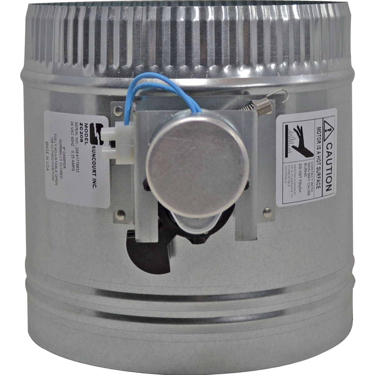 Suncourt ZoneMaster Adjustable Motorized Dampers - Top View