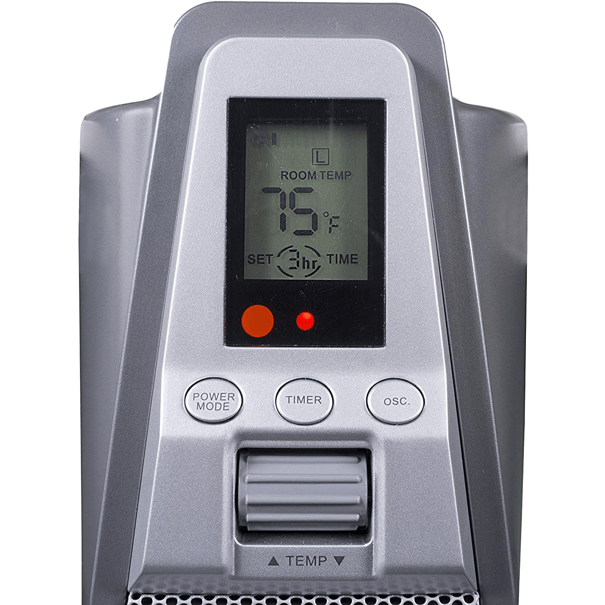 SPT Ceramic Tower Heater with Thermostat SH-1960B - controls
