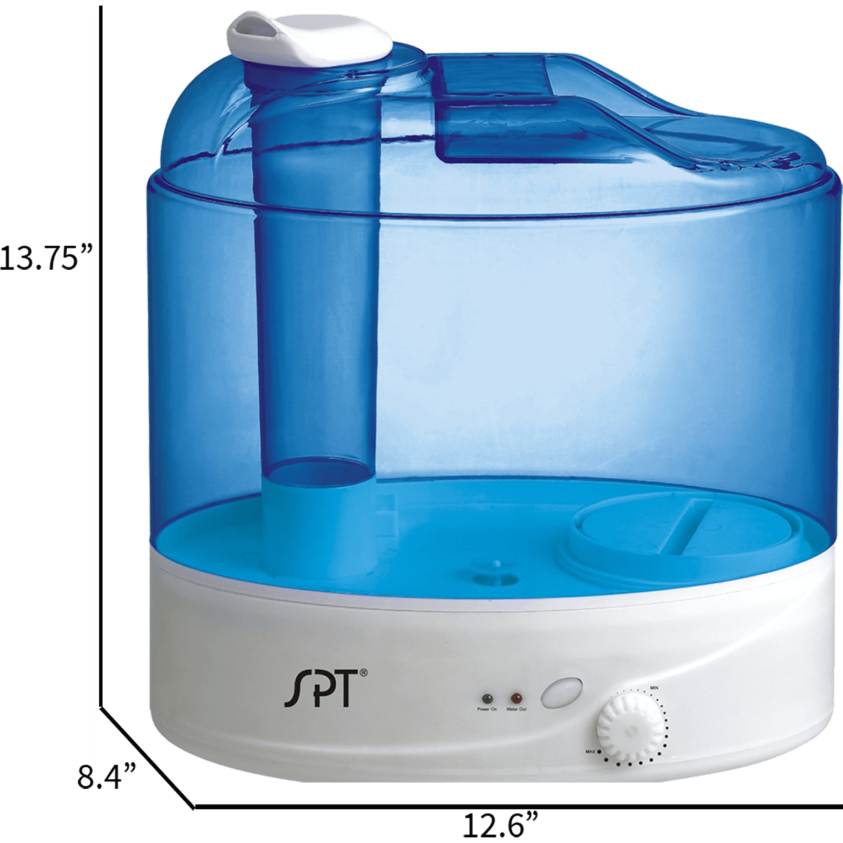 SPT SU-2020 Ultrasonic Humidifier - Dimensions