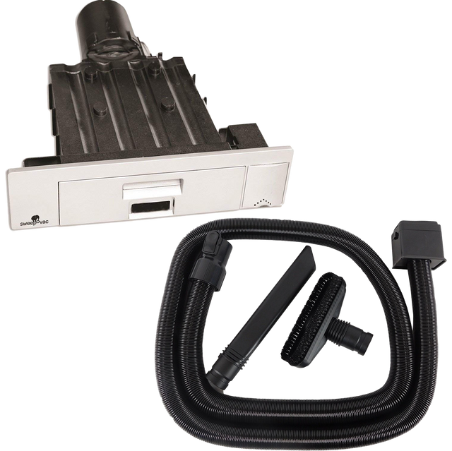 Sweepovac SVP SL2 Undercounter Kitchen Vacuum System  - Vacuum System + Attachment Hose Kit