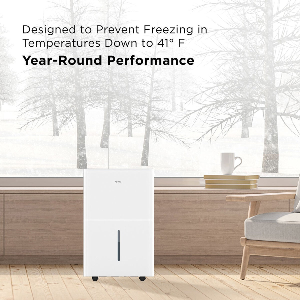 TCL 25 Pint Smart Dehumidifier - Infographic