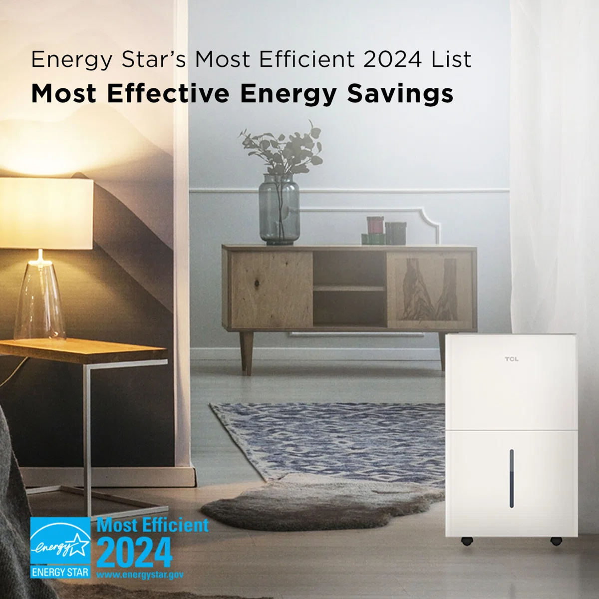 TCL 32 Pint Smart Dehumidifier - Infographic 1