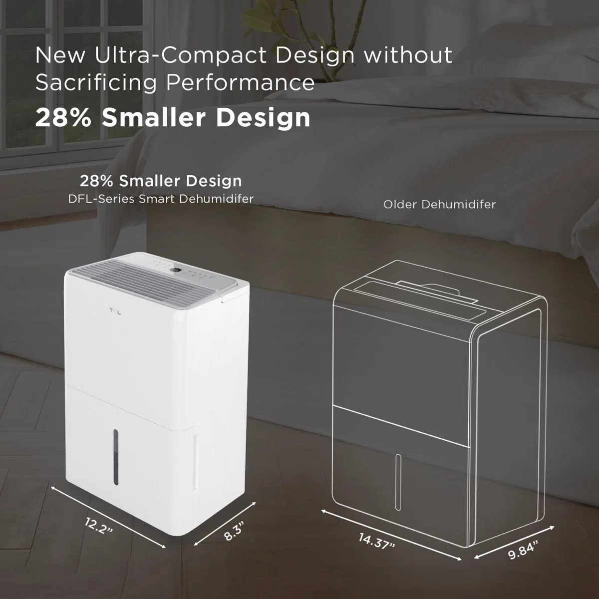 TCL 32 Pint Smart Dehumidifier - Infographic 4