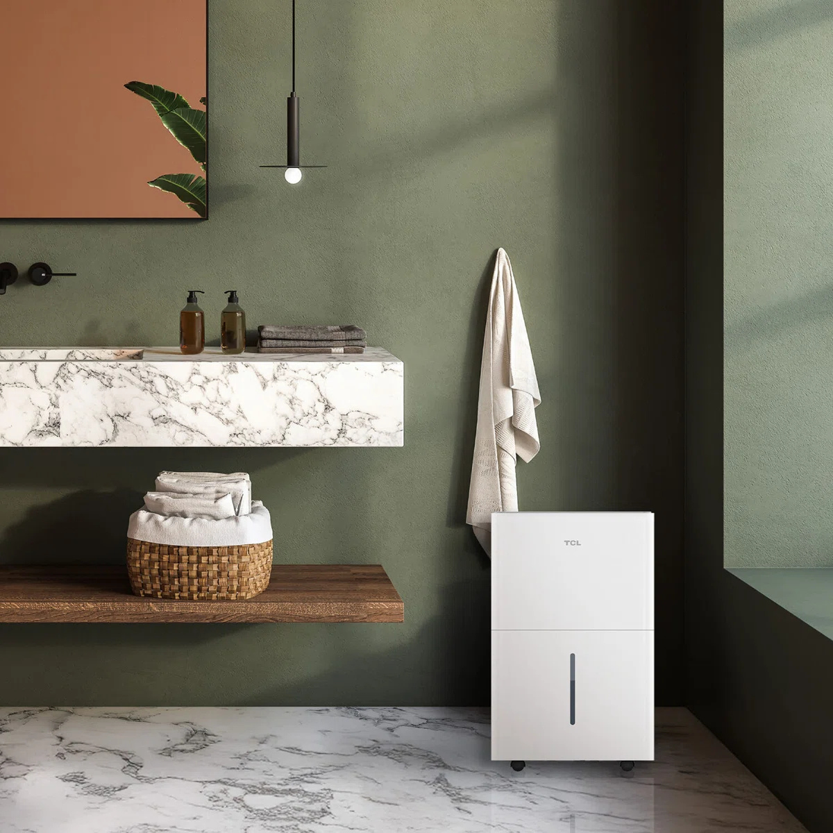 TCL 32 Pint Smart Dehumidifier - Lifestyle 1