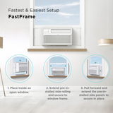 TCL 8,000 BTU Wi-Fi Enabled Inverter Window Air Conditioner - Infographic 4