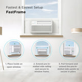 TCL 8,000 BTU Smart Inverter Window Air Conditioner - Infographic