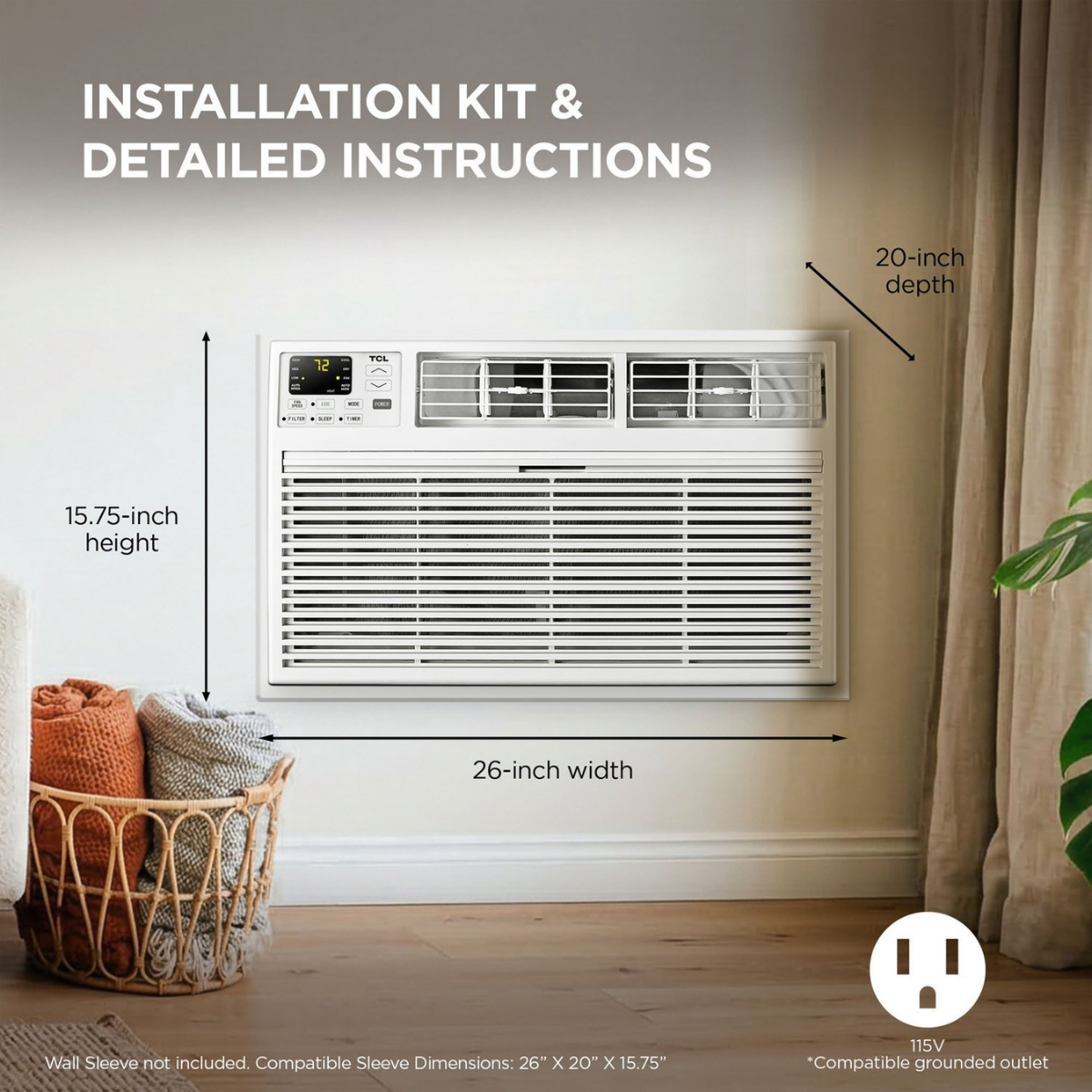 TCL Through-the-Wall Air Conditioner - Infographic 10