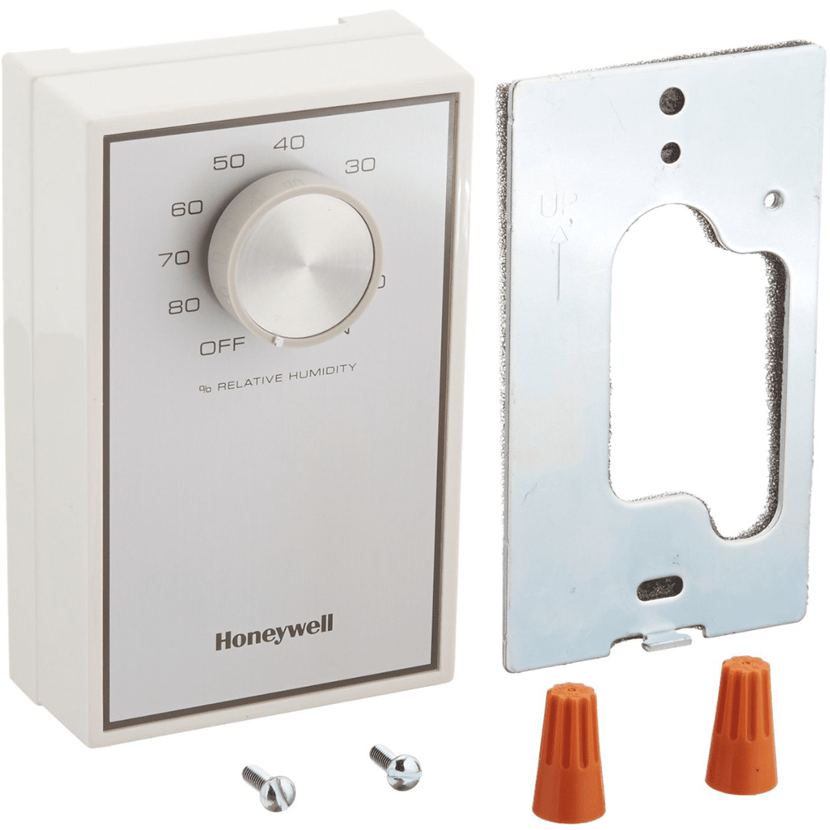 Honeywell H46C 1166 Wall Mounted Humidistat (4020175) - all included accessories