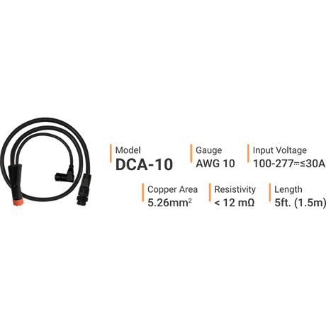 ThinkGrow Daisy Chain Power Cord  - 5'x30A- Main