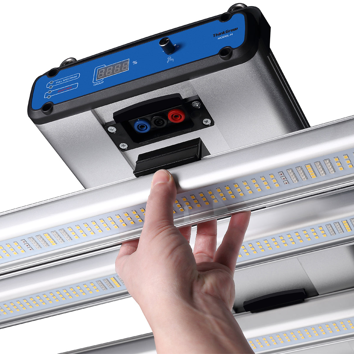 ThinkGrow Model-H 630 Watt Horticulture Full Spectrum LED Grow Light - Turn On/Off