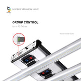 ThinkGrow Model-W 630 Watt Horticulture Full Spectrum LED Grow Light - Group Control