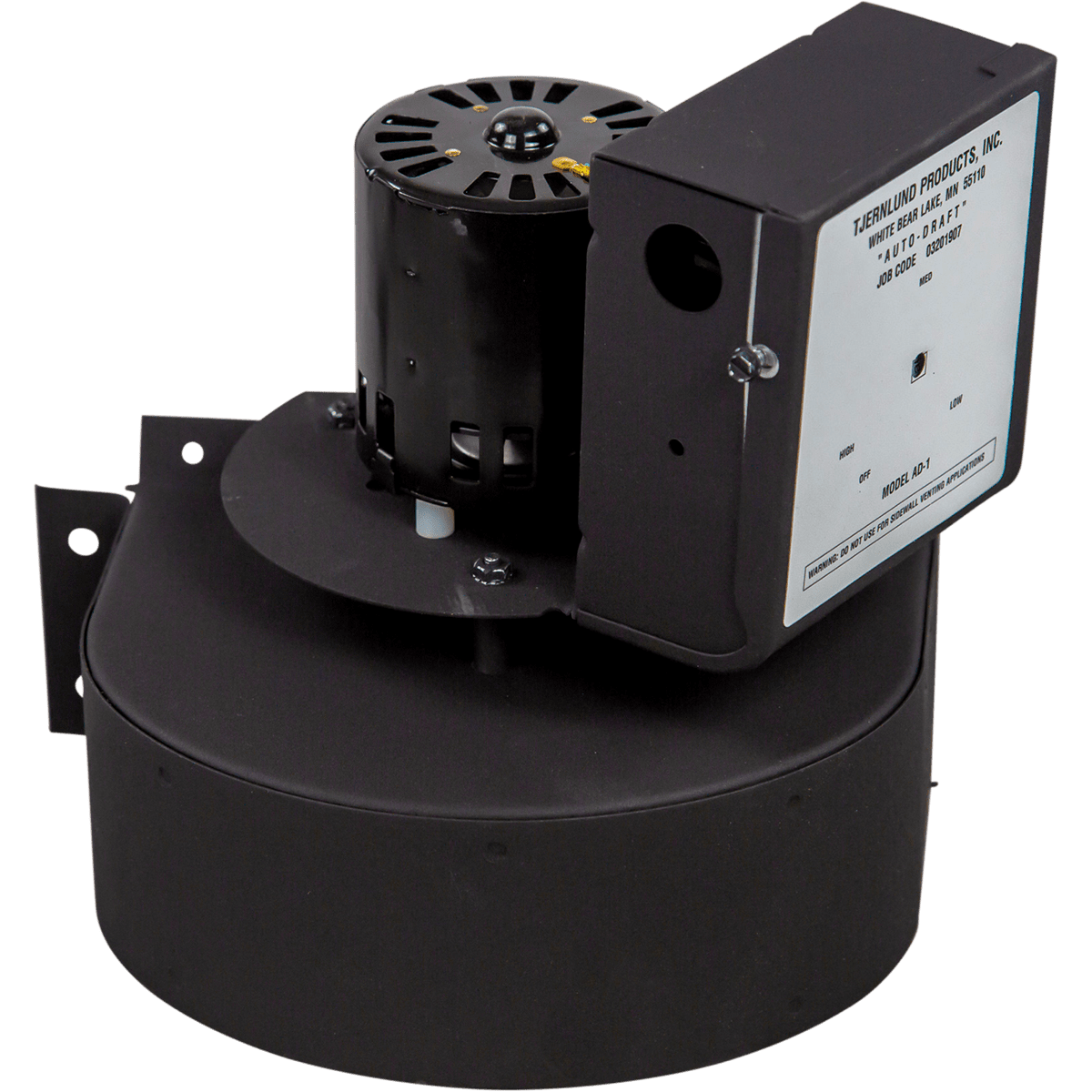 Tjernlund AUTO-DRAFT Wood & Coal Stove Blower (AD-1)