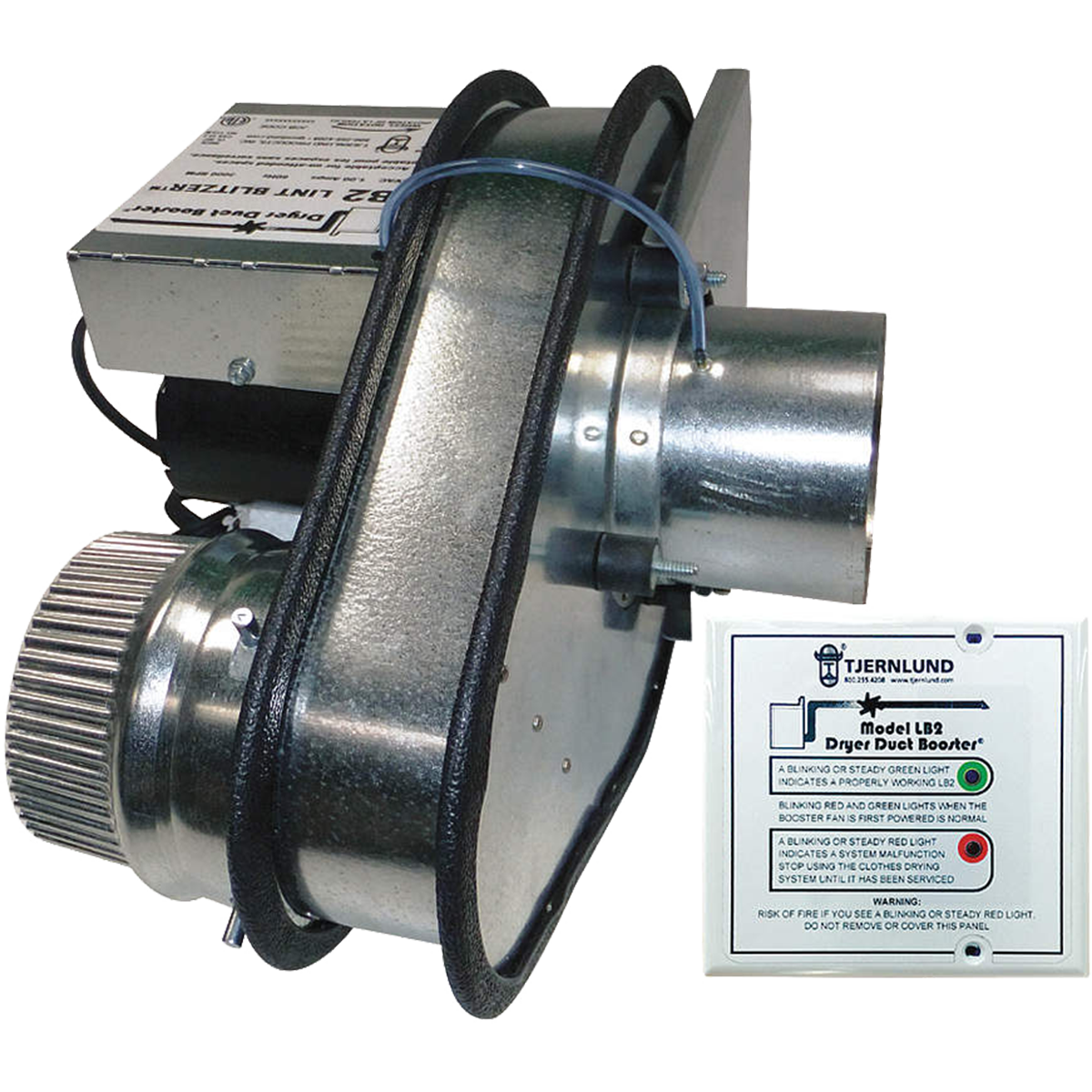 Tjernlund LB2 Dryer Duct Booster Fan - Main
