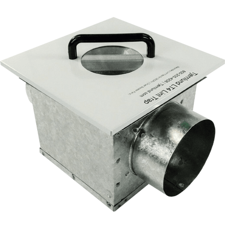 Tjernlund 4-in Secondary Dryer Lint Trap - Angle