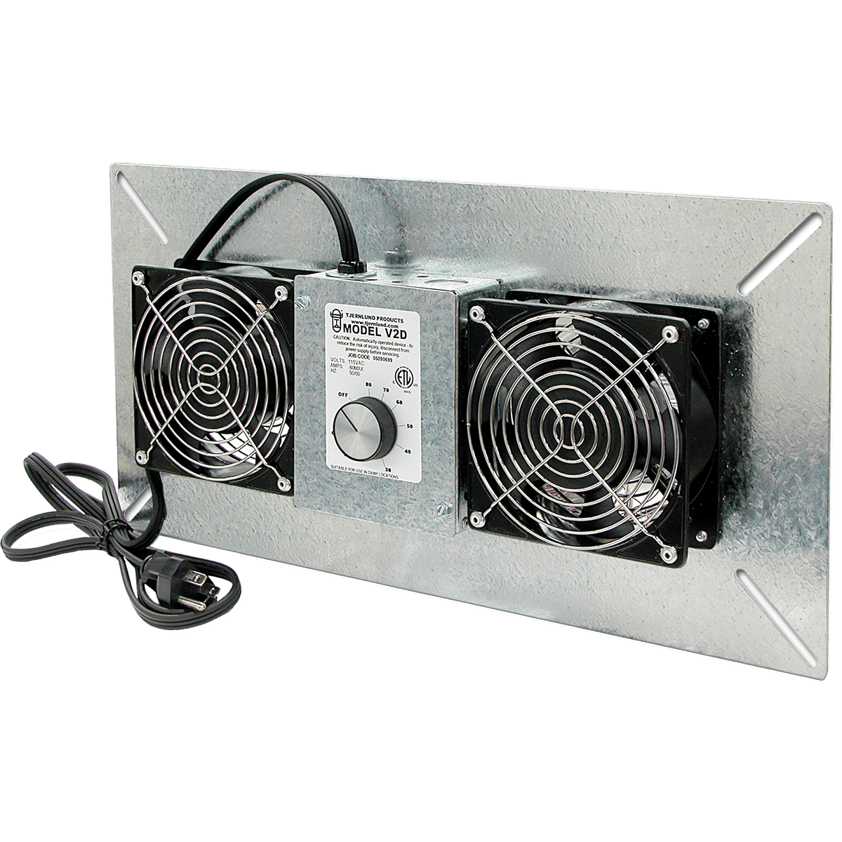 Tjernlund UnderAire V2D Crawl Space Ventilator - Main