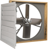 TPI BD302WHS Heavy Duty Belt Drive Whole House Fan - Side