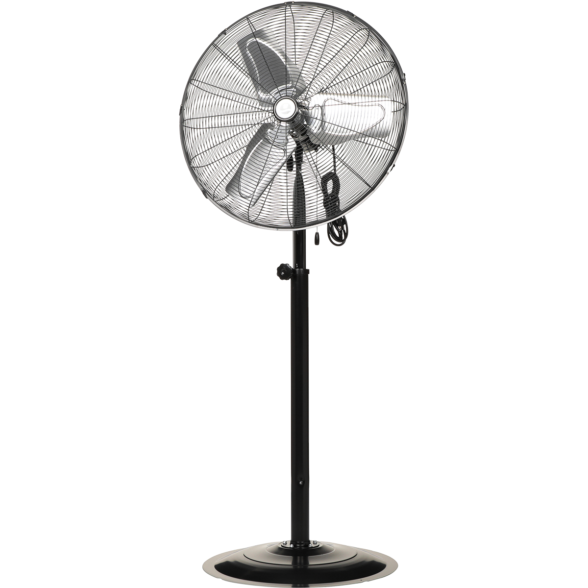 TPI CACU 3-Speed 1/4 HP Fixed Commercial Fan - 24-in Pedestal Mount - Main