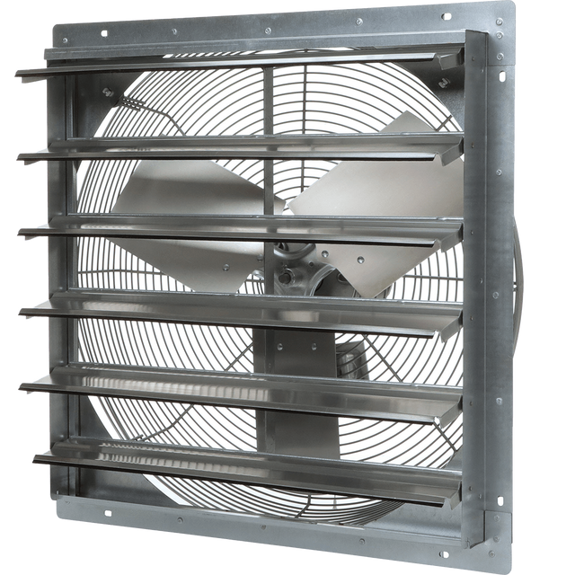TPI CE24DS Direct Drive Shutter Mounted Exhaust Fan - Main