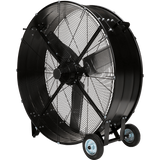 TPI 2-Speed Direct Drive Commercial Portable Drum Fan - 36-in 1/3 HP Fixed Head - Angle