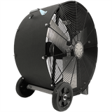 TPI PBX Direct Drive Industrial Portable Drum Fan - 42-in 1/2 HP - Angle
