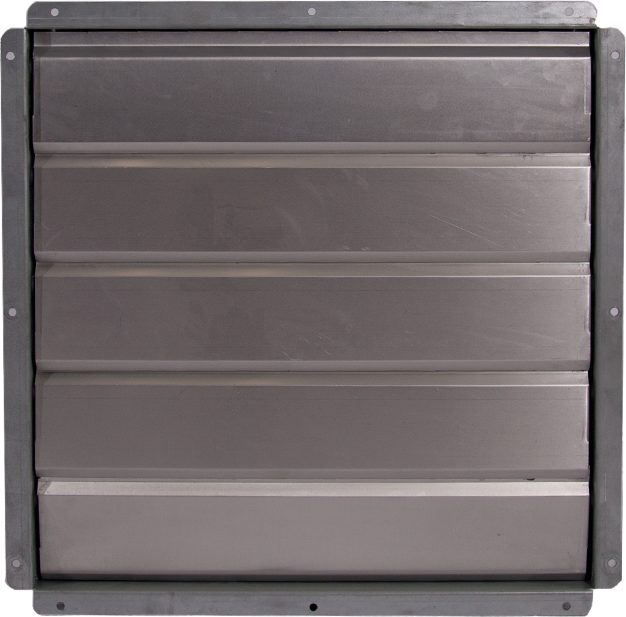 Triangle Engineering GPX Series 24 Inch Shutter Mounted Exhaust Fan - Shutter Closed
