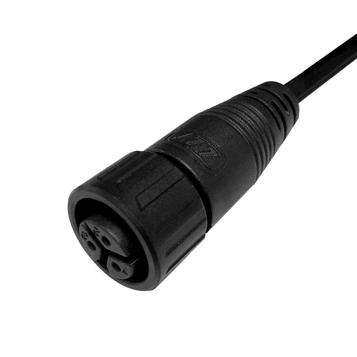 Trolmaster RJ12 to M16 Push Lock Waterproof Connector Cable Set - Connector