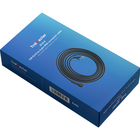 Trolmaster 12ft RJ12 to 4Pin IP65 Connector Cable - Box
