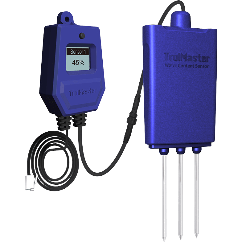 TrolMaster Aqua-X Water Content Sensor - Set Connected