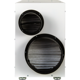 Side Angle of the Santa Fe Ultra120 Whole House Ventilating Dehumidifier