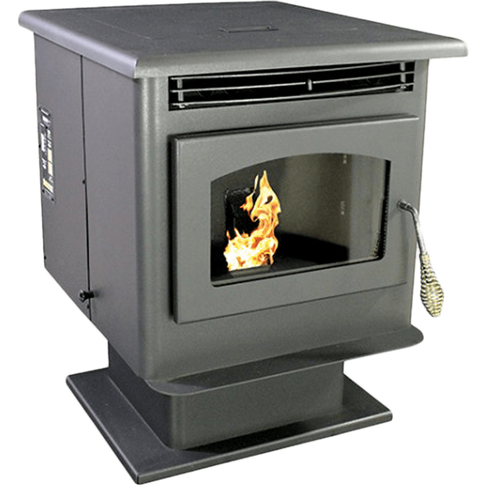 US Stove 5040 Small Pellet Stove - Left Angle
