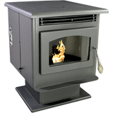 US Stove 5040 Small Pellet Stove - Left Angle