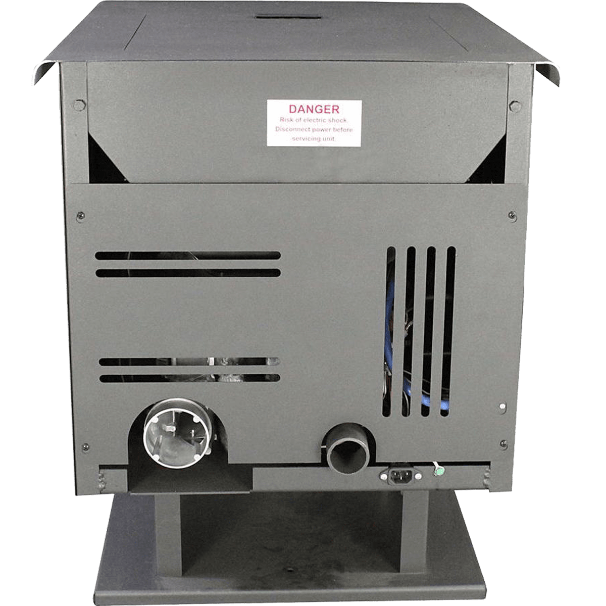 US Stove 5040 Small Pellet Stove - Back