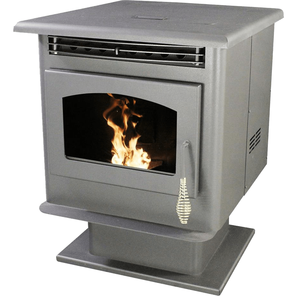 US Stove 5040 Small Pellet Stove - Left Angle