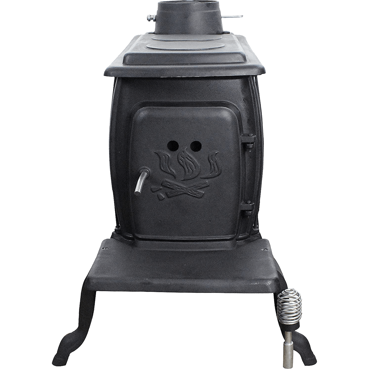 US Stove 900 Sq. Ft. Cast Iron Wood Stove - Front