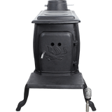 US Stove 900 Sq. Ft. Cast Iron Wood Stove - Front