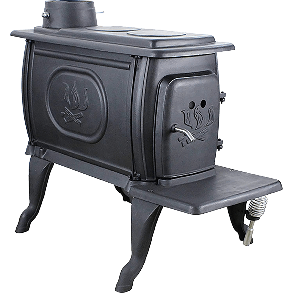 US Stove 900 Sq. Ft. Cast Iron Wood Stove