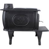 US Stove 900 Sq. Ft. Cast Iron Wood Stove - Right Side