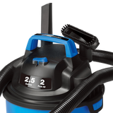 Vacmaster 2.5 Gallon Portable Wet/Dry Vacuum - Top