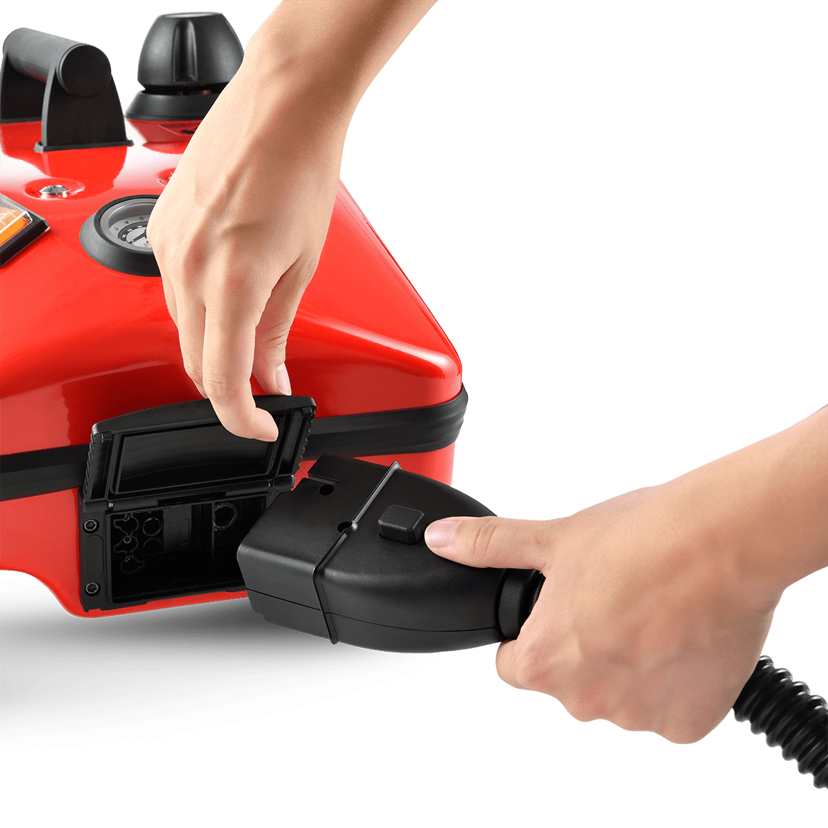 Vapor Clean Alfa Steam Cleaner - Attached