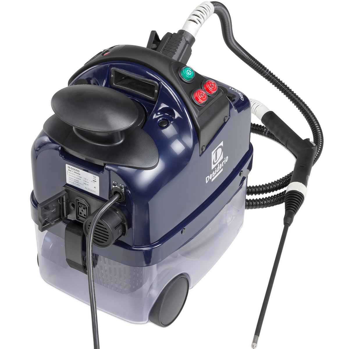 Vapor Clean Desiderio Plus All Surface Commercial Steamer - back