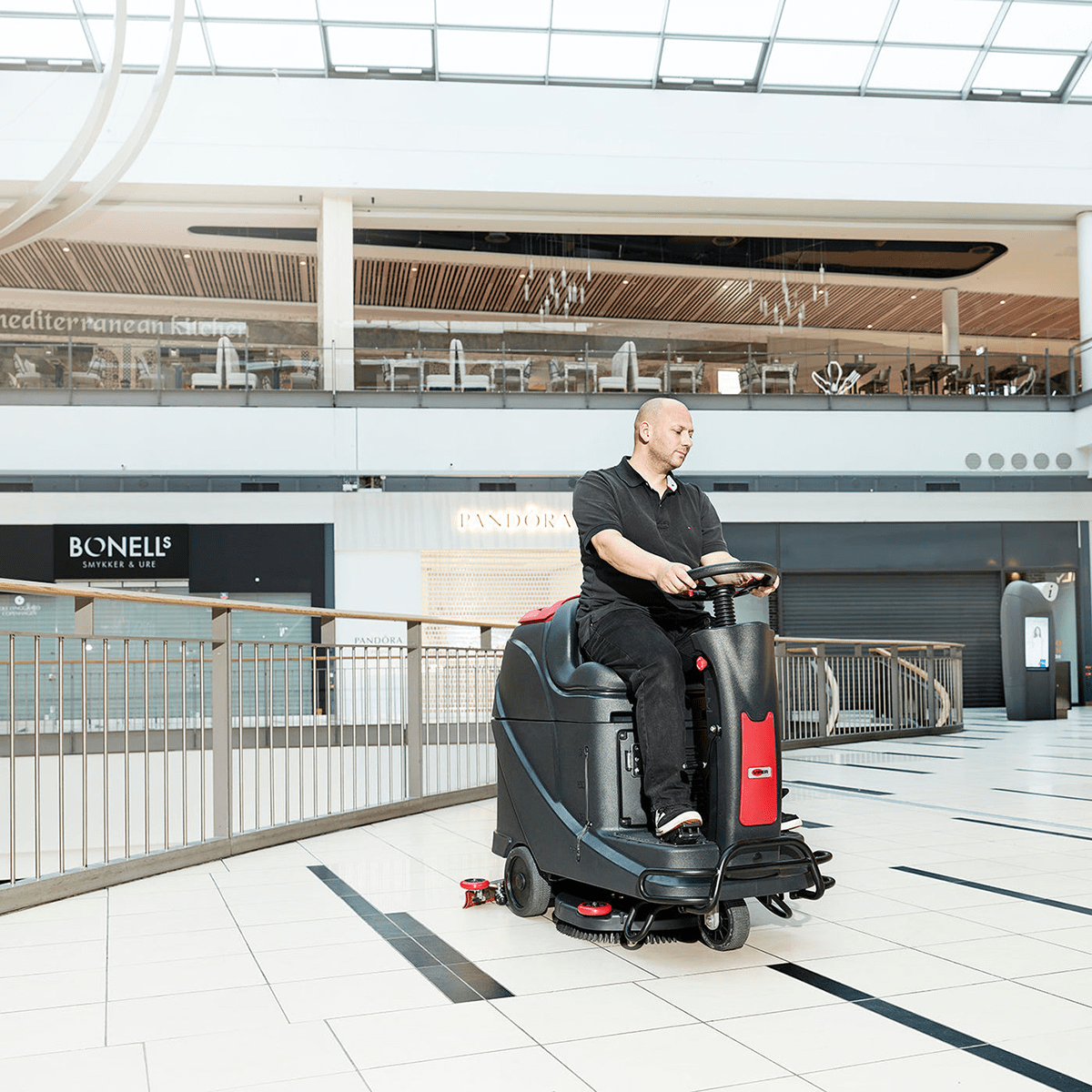 Viper AS530R Battery Ride-On Floor Scrubbers - Lifestyle 1
